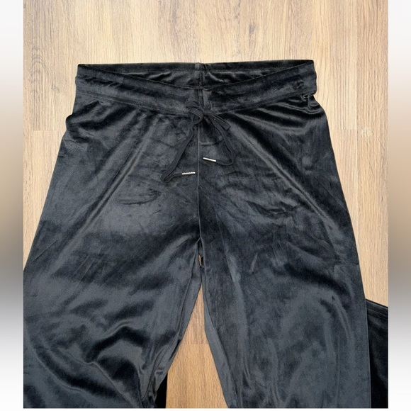 Size XL NWT Juicy Couture Sleepwear PJ Set Top & Pants Color Black - Picture 8 of 11